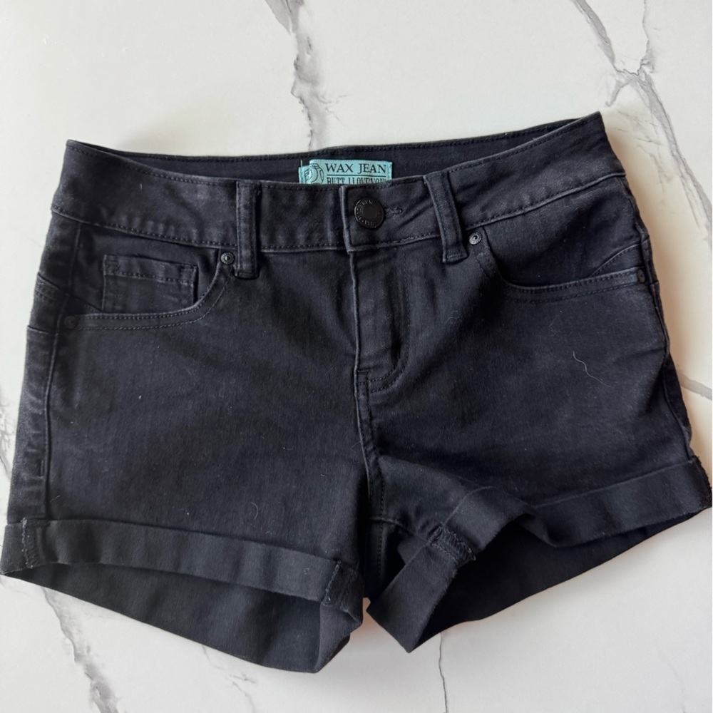 Wax Jean Women's Dark Denim Shorts size 26
